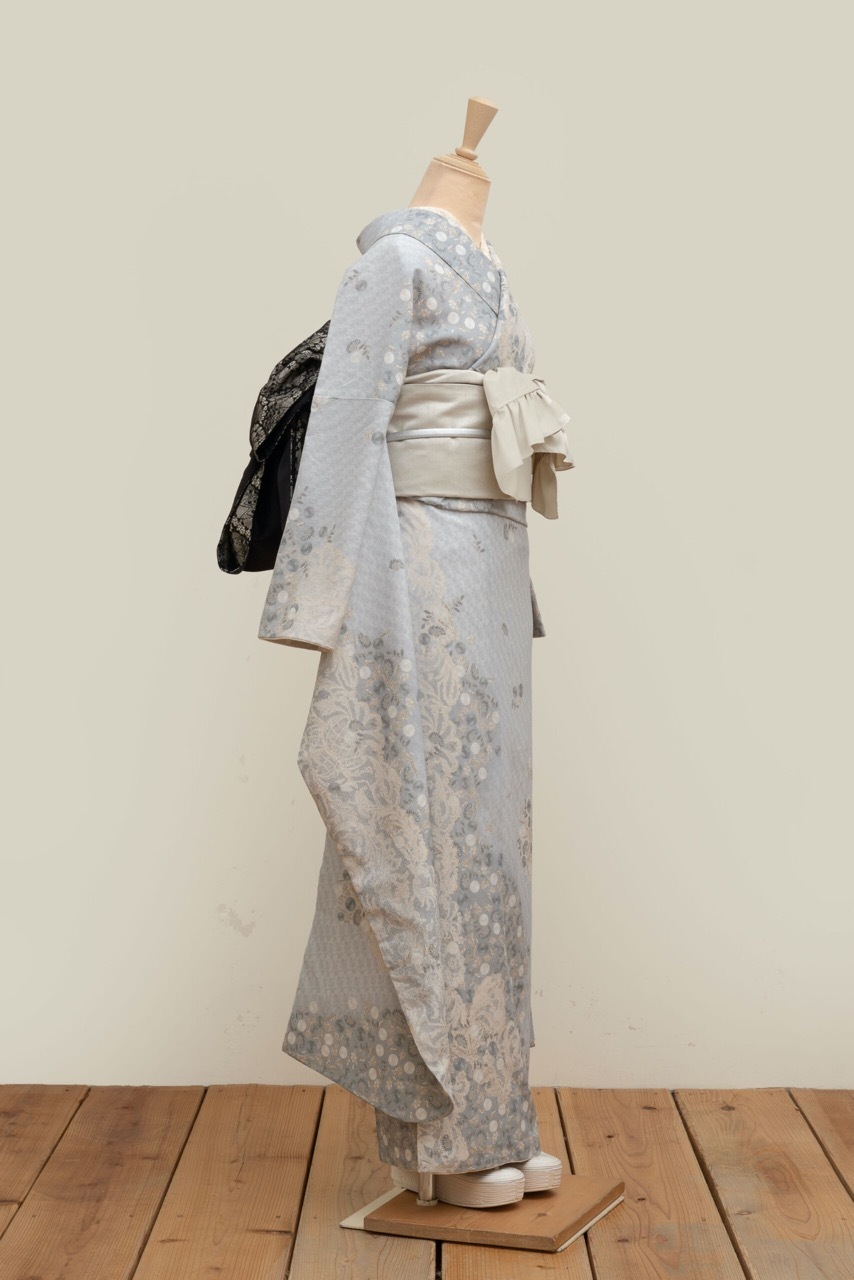 振袖　in full bloom　グレー　SAK-SMKF260201