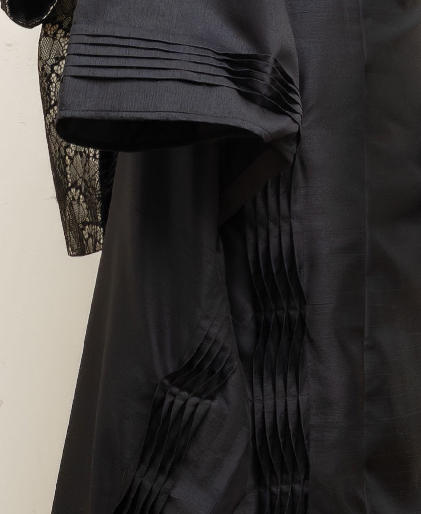 ピンタック振袖　SPUR（ブラック）　SAK-KMPTFB260211