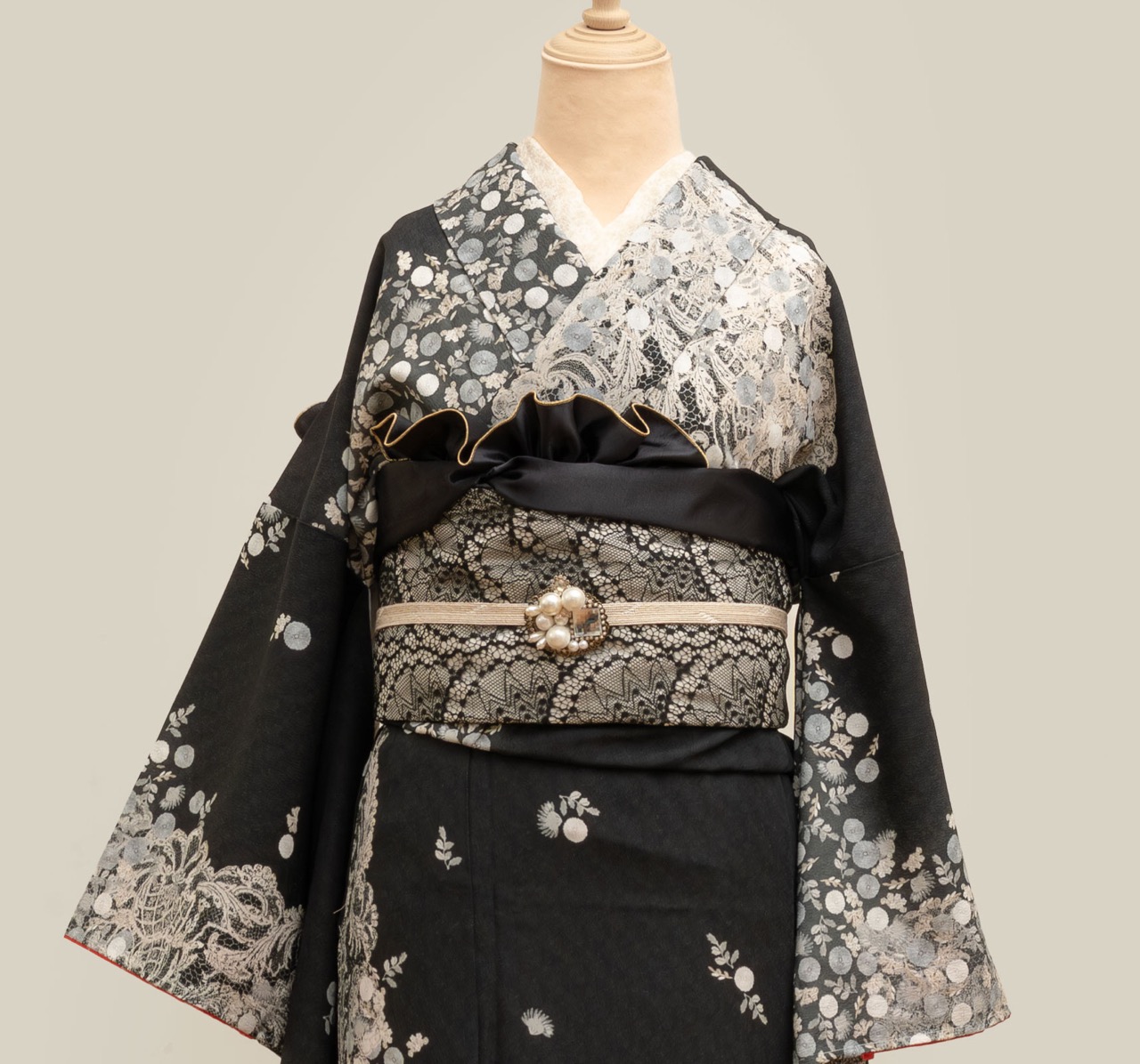 ピンタックレース袋帯　SAK-OFPL260212