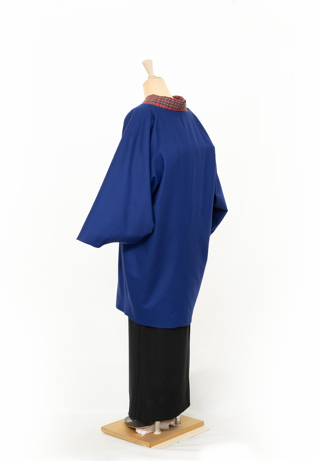 ノーカラーコート(ブルー)s-SAK-NCC181211 即納品