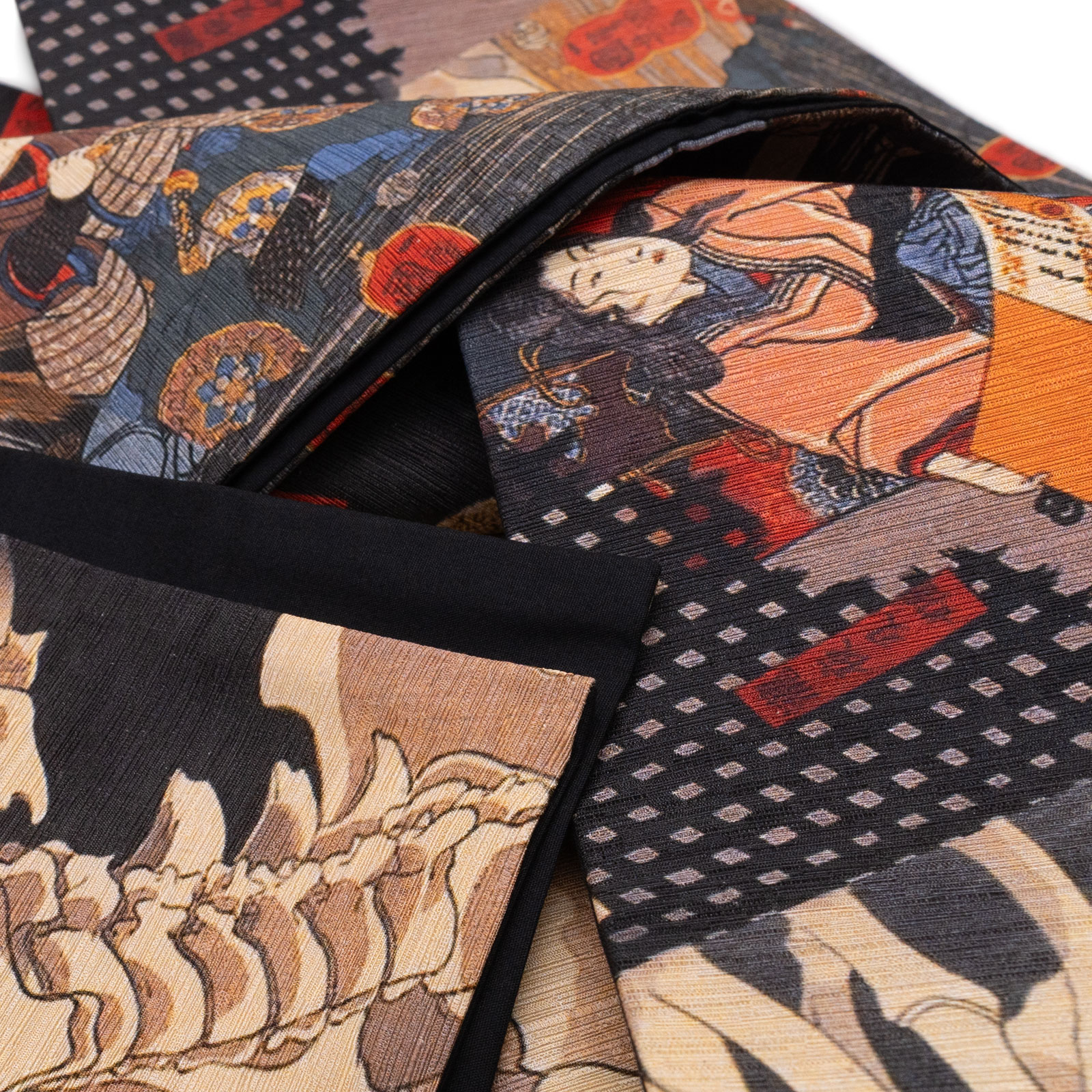 即納品 半幅帯(特選正絹) sFU00315