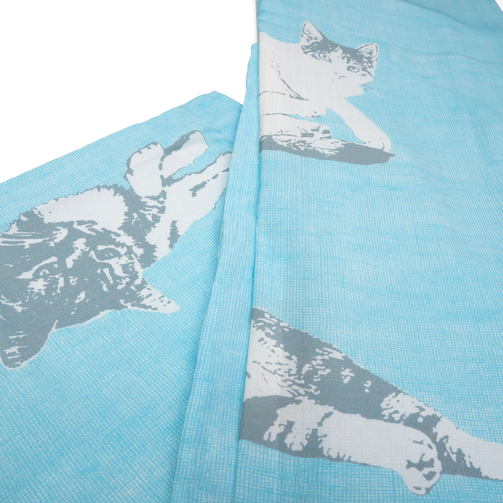 即納品 セオα夏着物・浴衣（キジトラ猫）　sSAK-SK40301b
