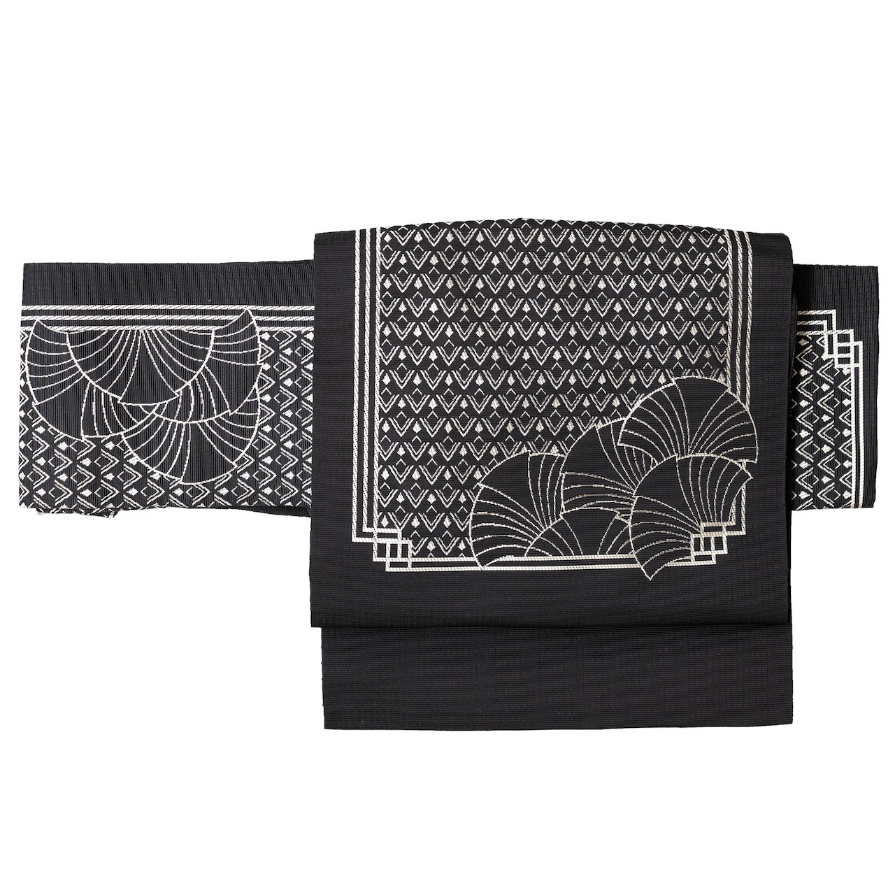 正絹名古屋帯（アール・デコ）　SAK-ONS190903