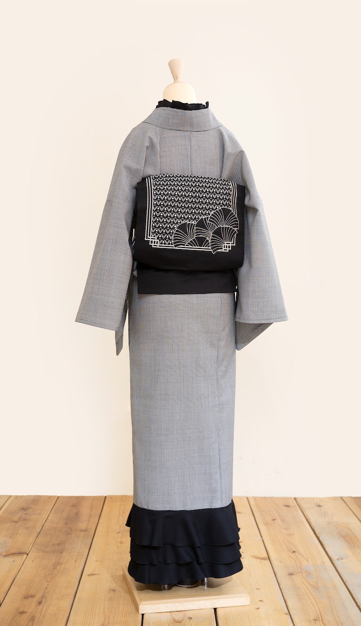 正絹名古屋帯（アール・デコ）　SAK-ONS190903