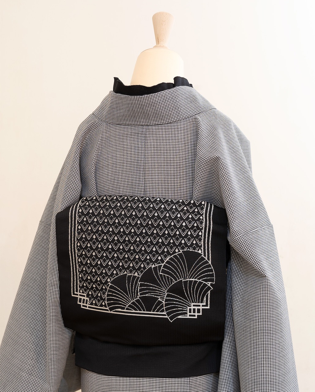 正絹名古屋帯（アール・デコ）　SAK-ONS190903