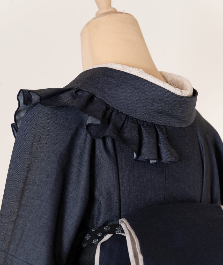 SAK-KMDF20220324 ダブルフリル着物(デニム)