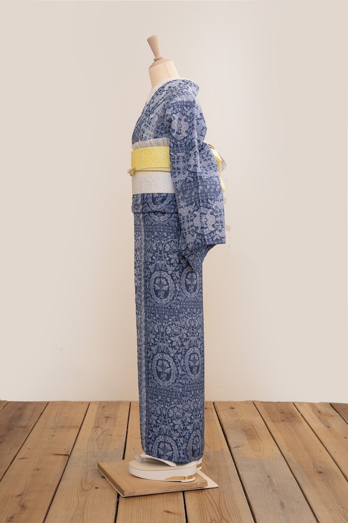 セオα夏着物・浴衣（リバーレース/ブルー）　sSAK-SK200319　即納品