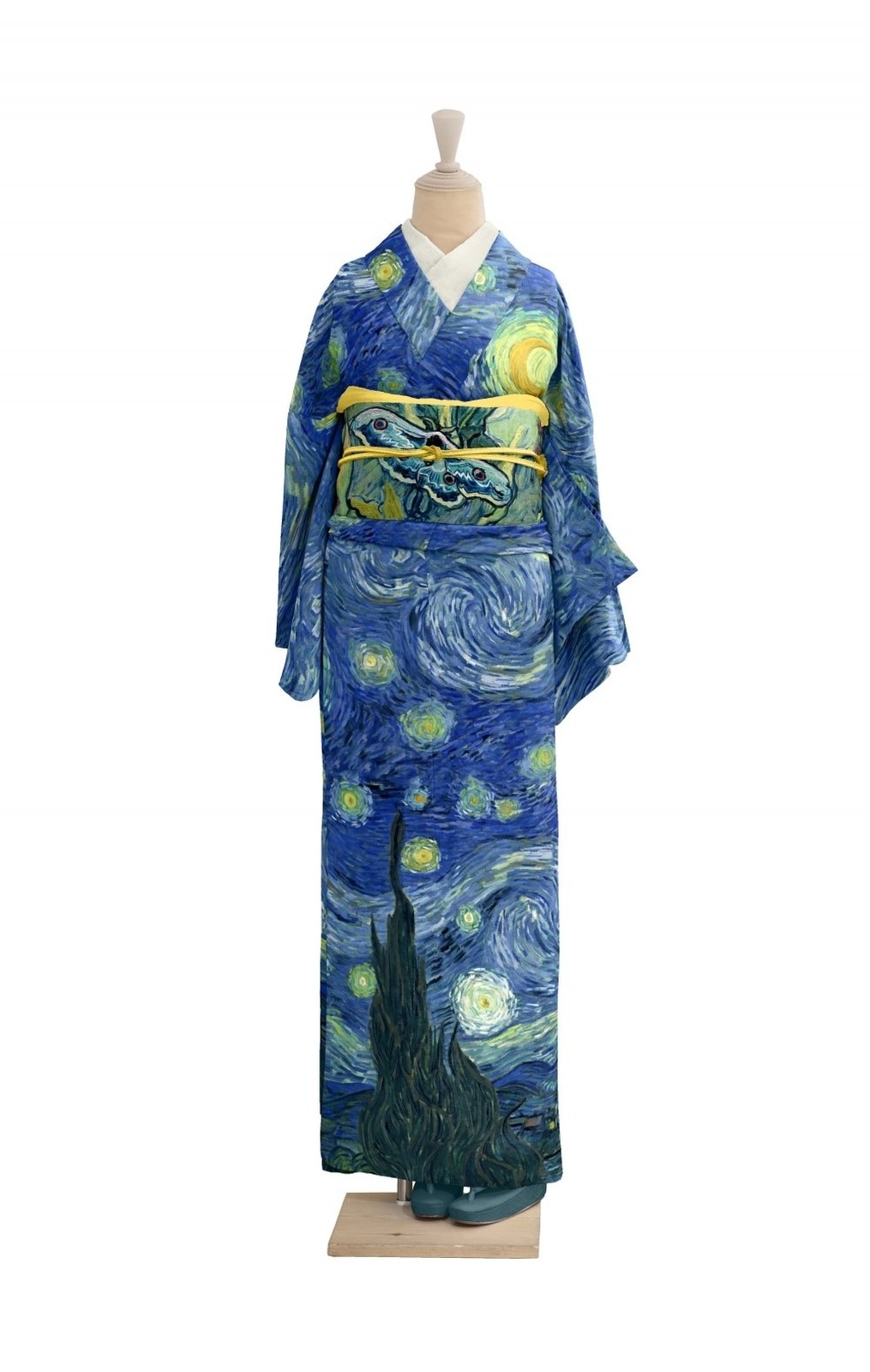 即納品 綿(絵羽) 着物 Lサイズ AK0191033