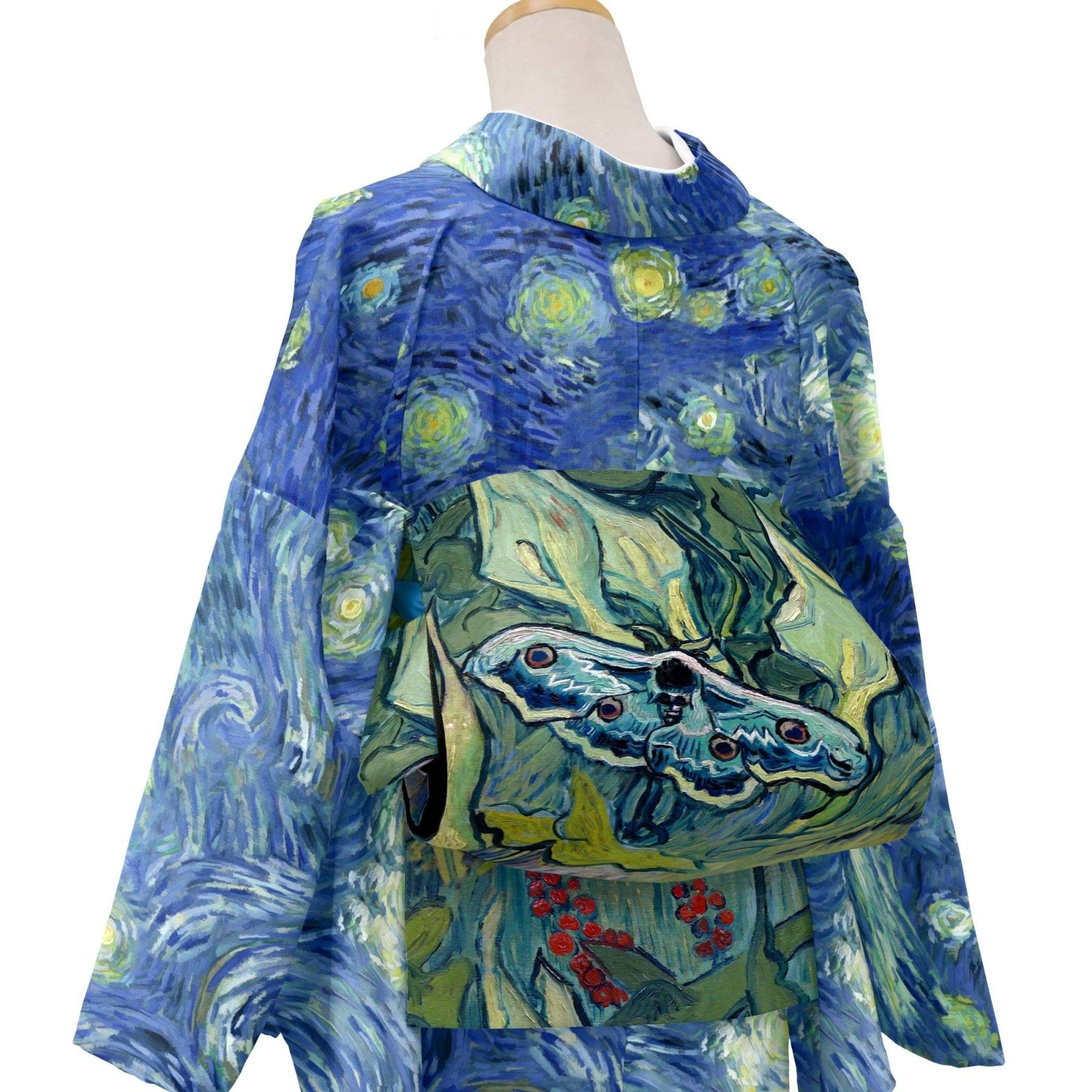 即納品 綿(絵羽) 着物 Lサイズ AK0191033