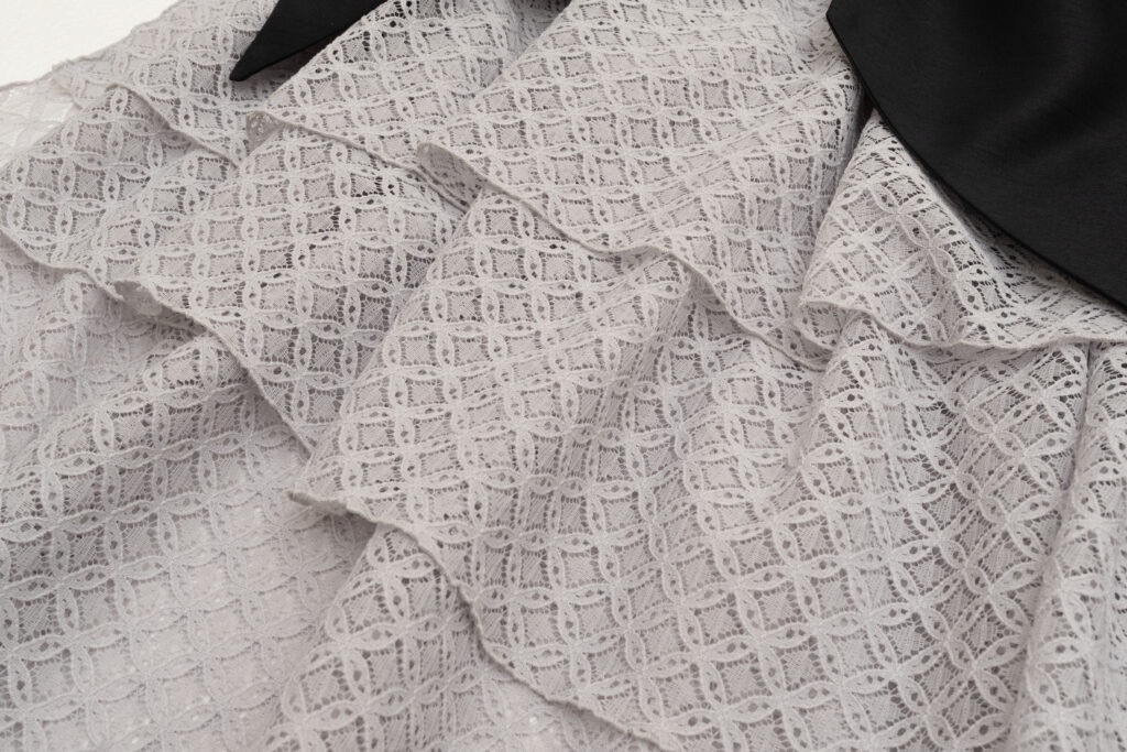 SAK-TFBLG260313　ティアードフリルベルト（レース・グレー）