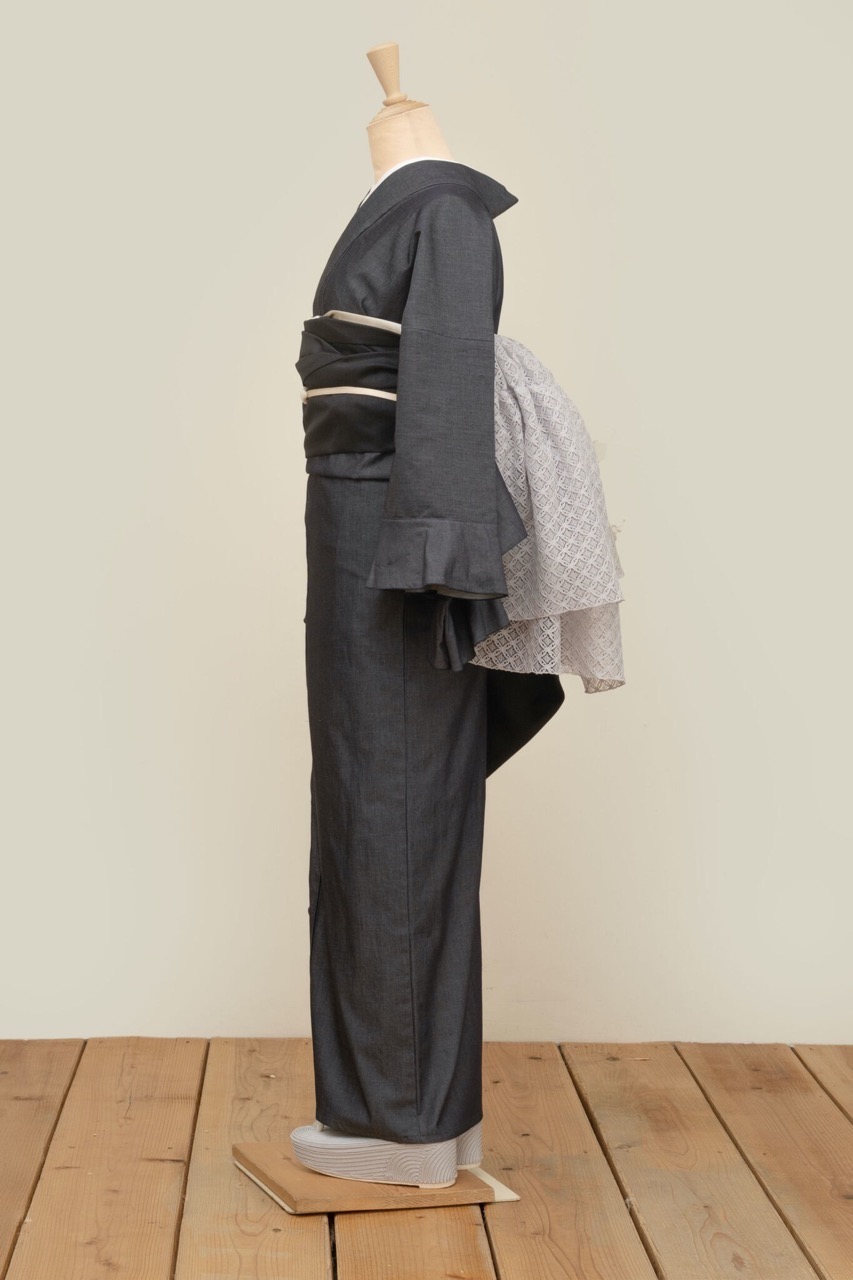 SAK-TFBLG260313　ティアードフリルベルト（レース・グレー）