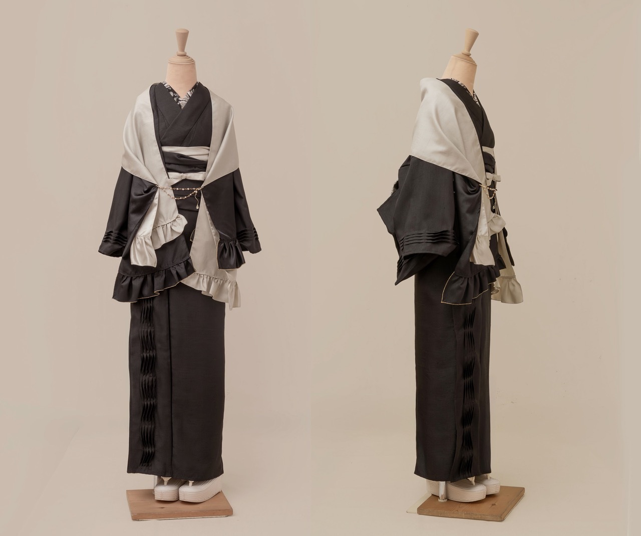 ピンタック着物　SPUR（ブラック） SAK-KMPTS250926