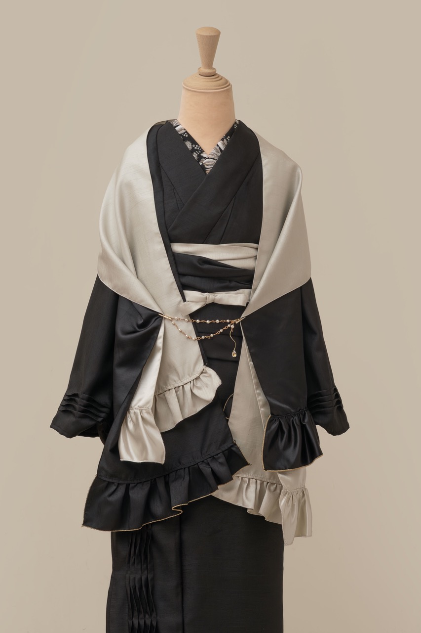 ピンタック着物　SPUR（ブラック） SAK-KMPTS250926