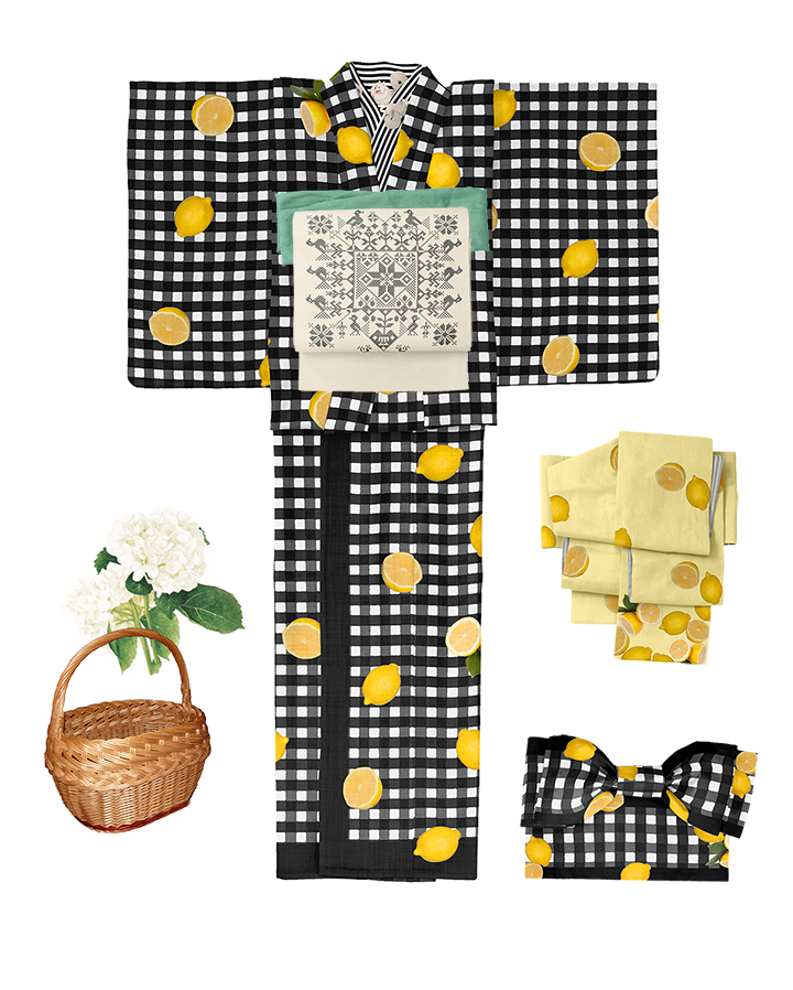 正絹名古屋帯/ステッチ（黒）　SAK-ONS0301a　