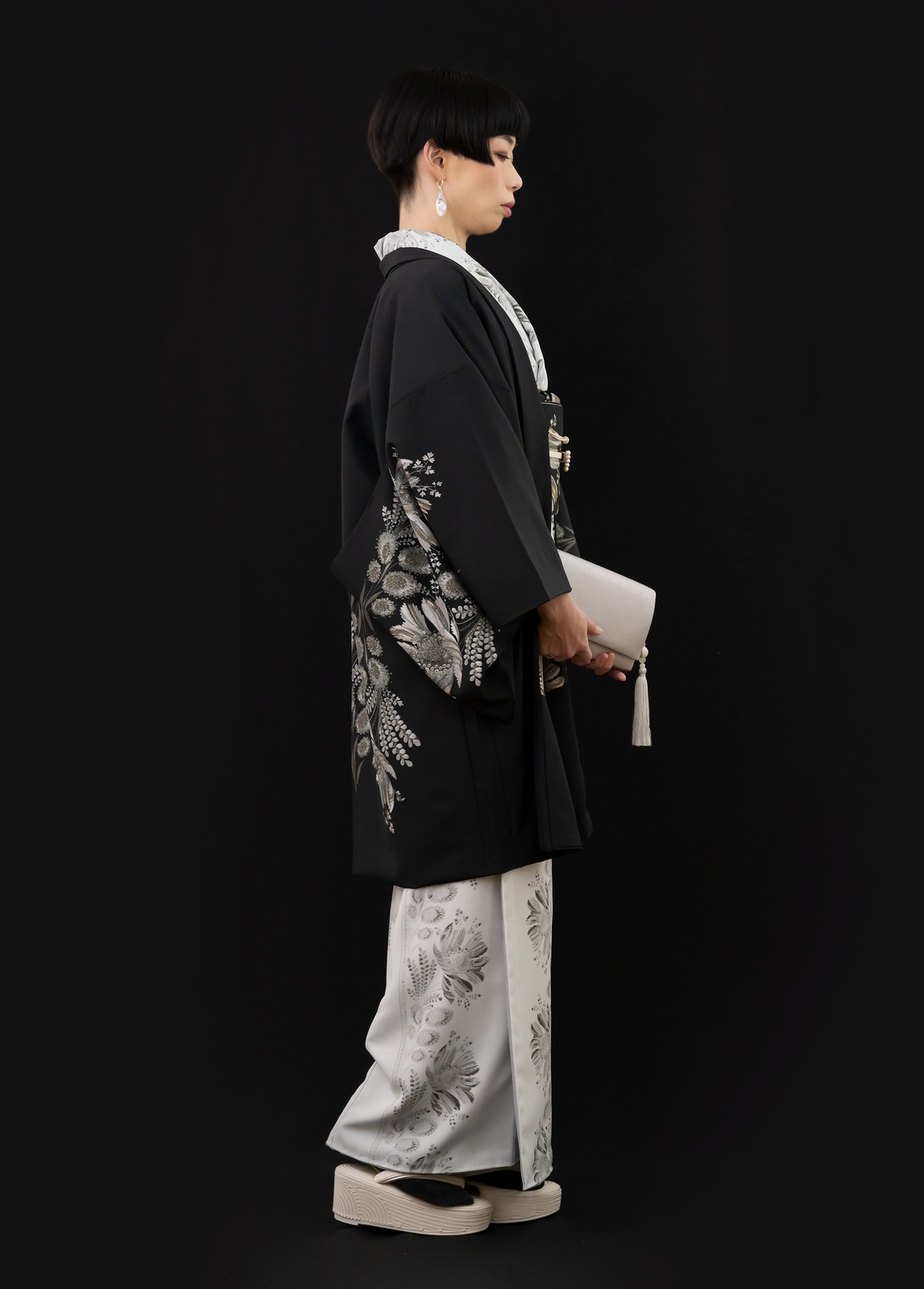 羽織　ムーンライトフラワー　SAK-PHA 201003