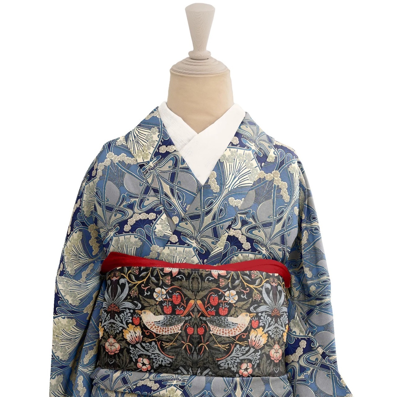 即納品（小紋）着物　sAK30507 Lサイズ