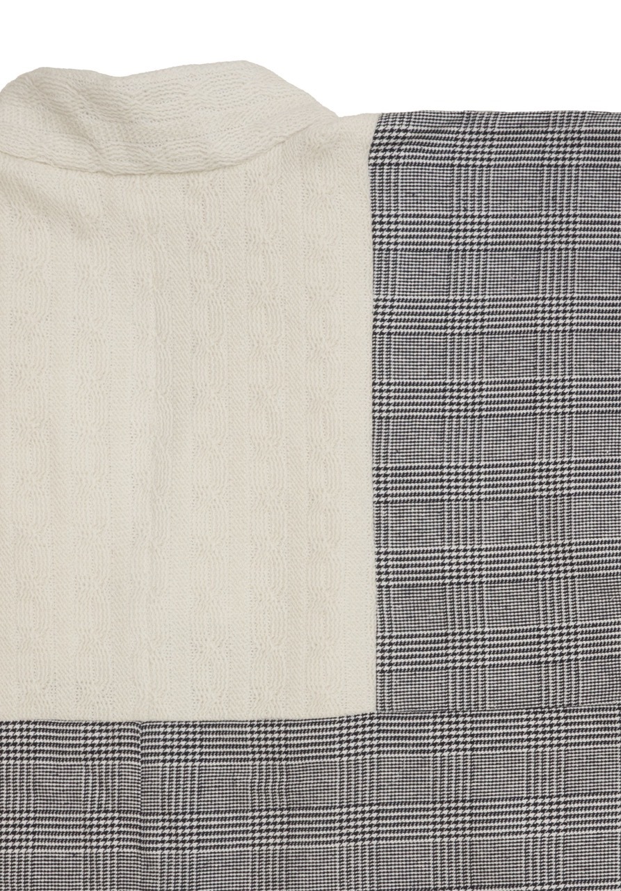 ビブヨーク着物/ニットグレンチェック    SAK-KMBIB20171109