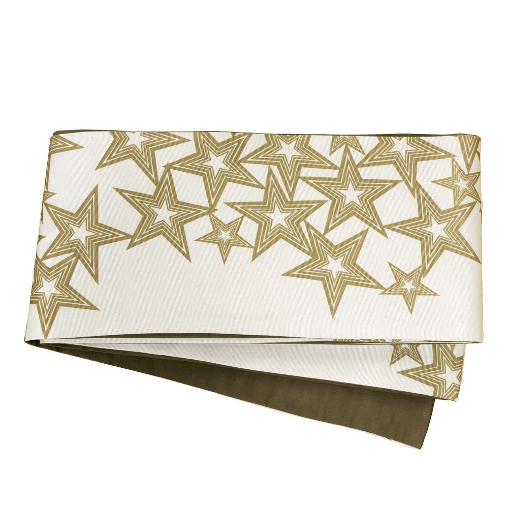 半幅帯（星（アイボリー））　sSAK-HNOP190515　即納品