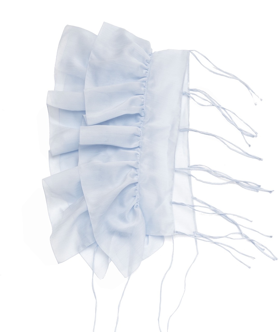 SAK-FJHA 20250722 フリルジレ羽織(シャンタン・ライトブルー)