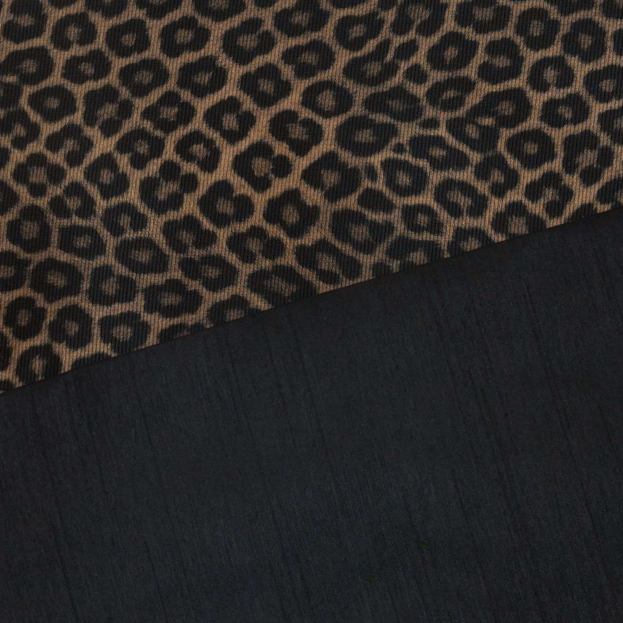 即納品 半幅帯　リバーシブルフリル（ヒョウ柄）　sSAK-HNOF251210