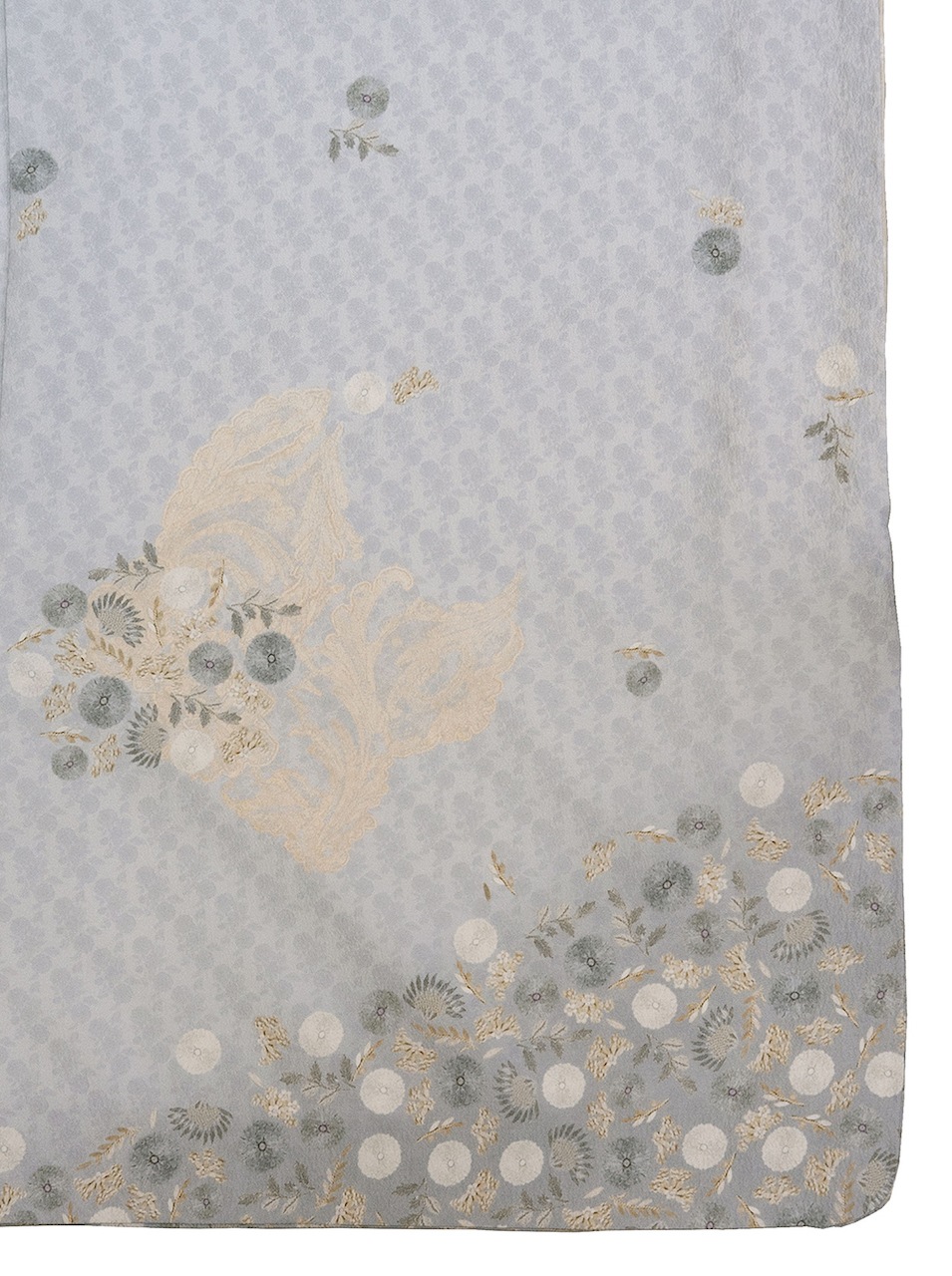 袷着物（in full bloom　グレー）　SAK-SMK221005