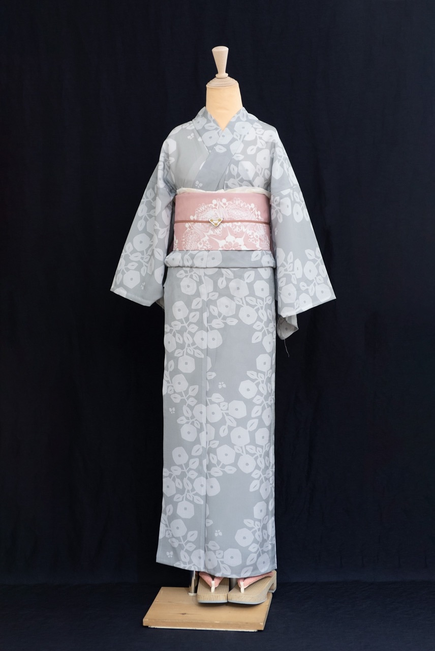 即納品　さく研究所　絽名古屋帯　sak-onp170726b