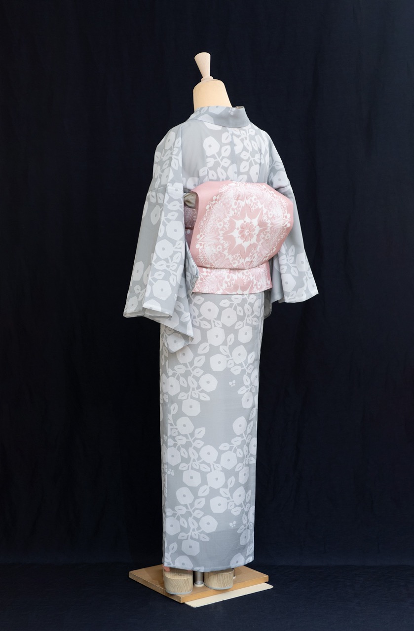 即納品　さく研究所　絽名古屋帯　sak-onp170726b
