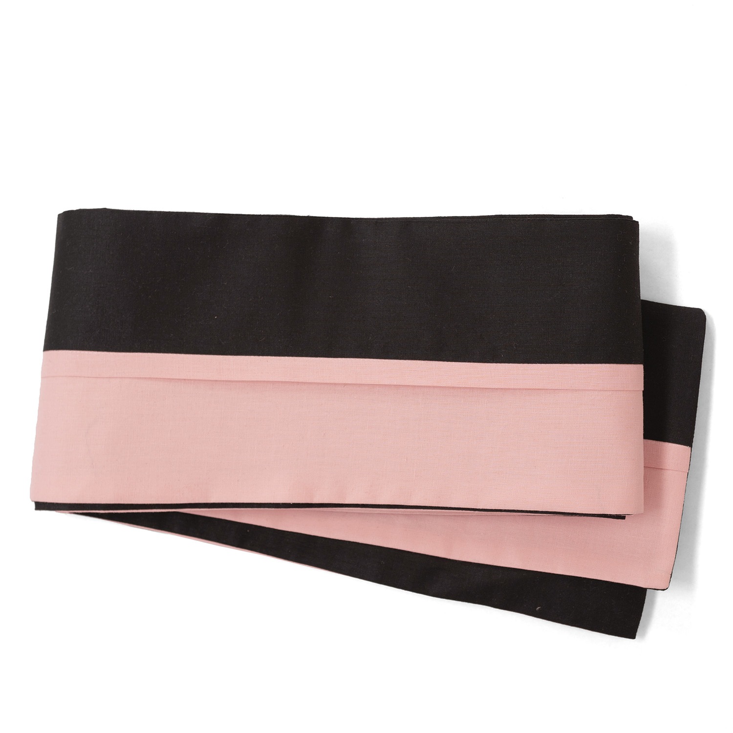 半幅帯 タック(ピンク×ブラック) SAK-HNOT200535 即納品