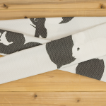 さくオリジナル 帯揚げ　うさぎ・薄いグレー　SAK-OBA102603a