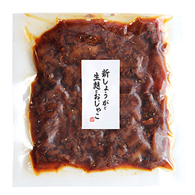 新しょうがと生麩とおじゃこ　