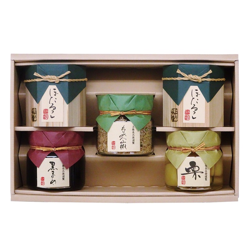 ほたるこ杉筒 ちりめん山椒 黒まめ 栗