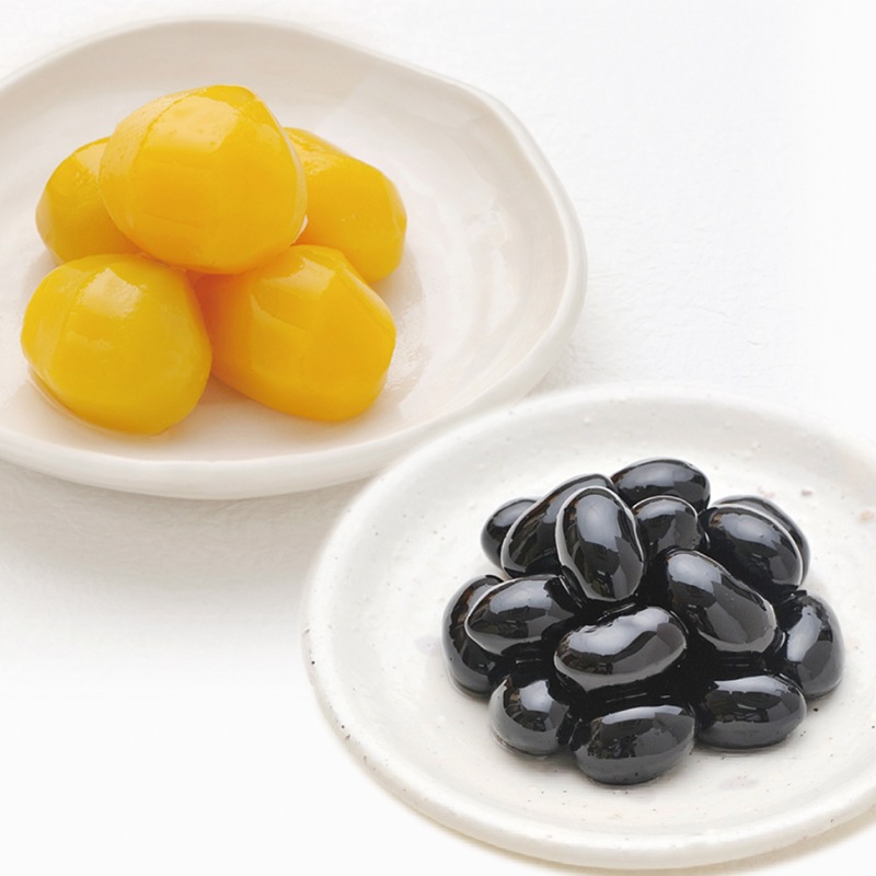 ほたるこ杉筒 黒まめ 栗