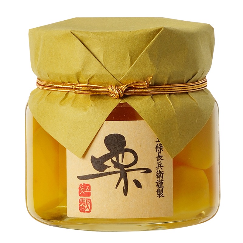 栗甘露煮(ビン入)包装・手提袋付