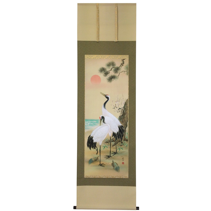 叙勲褒章叙位の記念品と額縁 菊紋入 掛け軸 松竹梅鶴亀 | すべて
