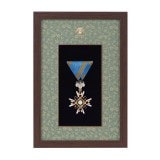 [金閣] 勲章・褒章 兼用飾り額 柳染桜小紋模様