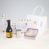 【セットプラン D】 錫製ﾀﾝﾌﾞﾗｰ富貴180ml･福寿 大吟醸300ml･新残月3個入のセット