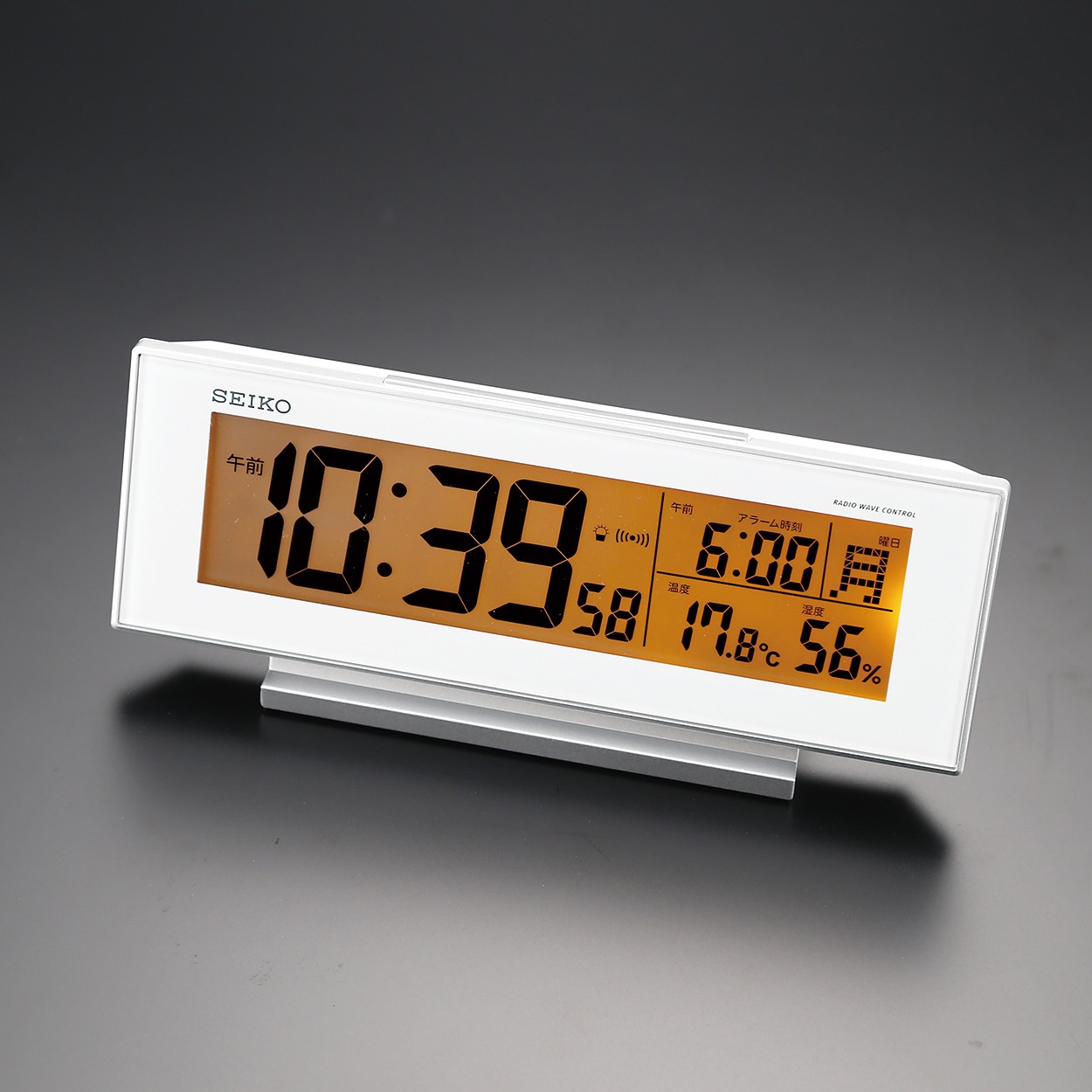 未開封品 SEIKO 電波クロック SQ762W DL305W 2点おまとめ セイコータイムクリエーション 電波デジタル時計 夜でも見える SQ762W 1個