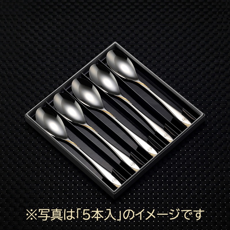 高級デザートスプーン マーメイド部分金 2本入