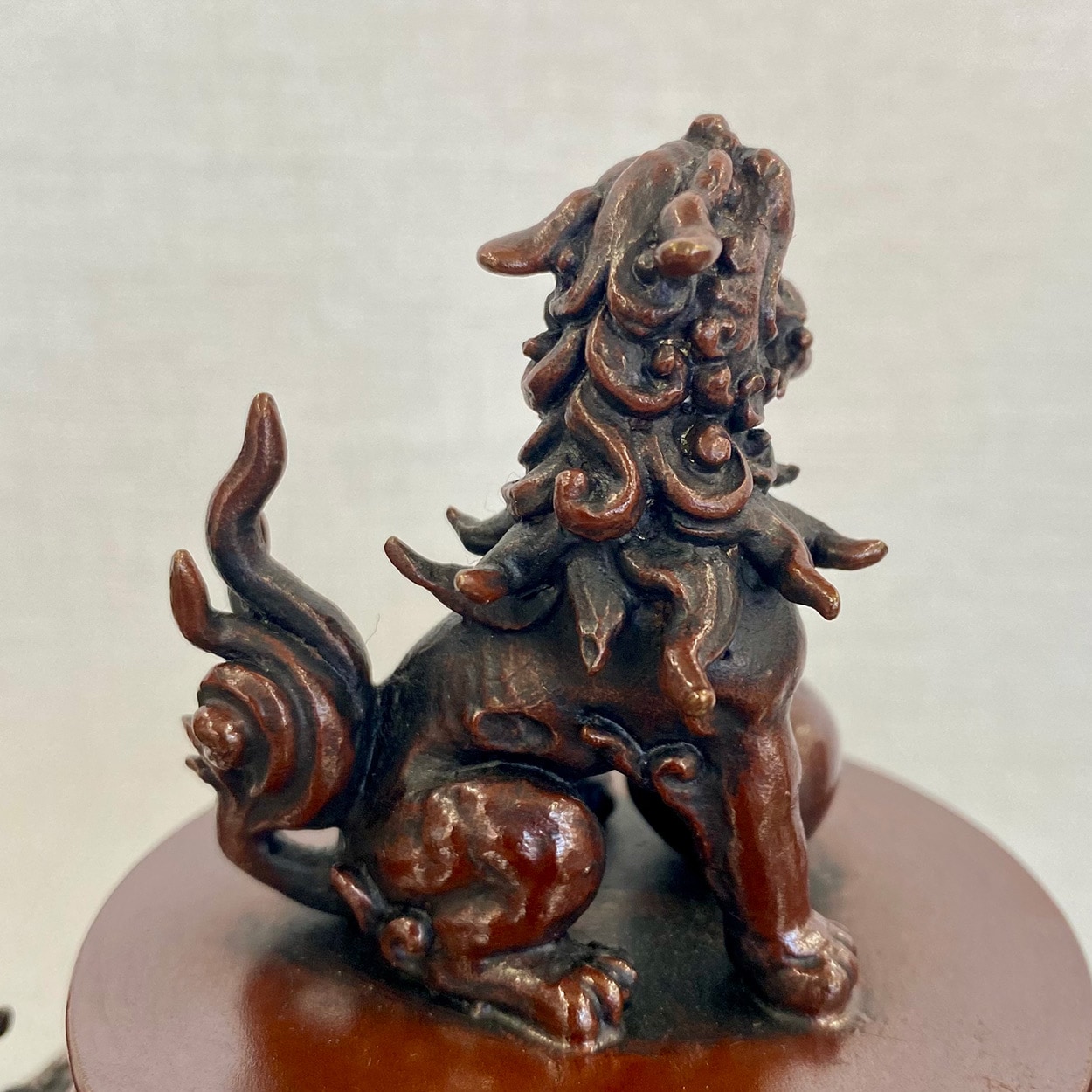 青銅製 鹿に乗る福禄寿 宝珠香炉 青銅製 鹿に乗る福禄寿 宝珠香炉