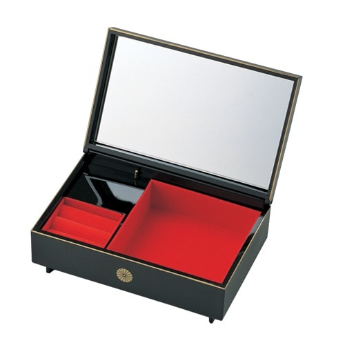 10個セット 鏡付きティッシュBOX 金箔 130X257X87㎜叙勲記念贈答