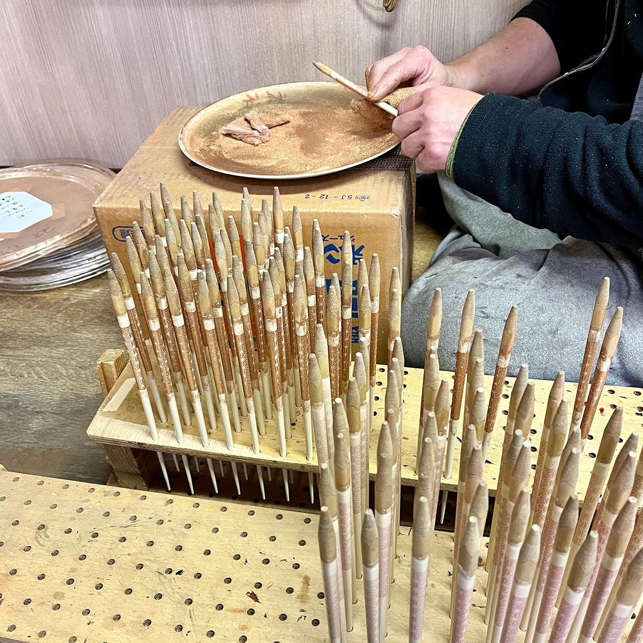 輪島うるし箸 2膳  桐箱入