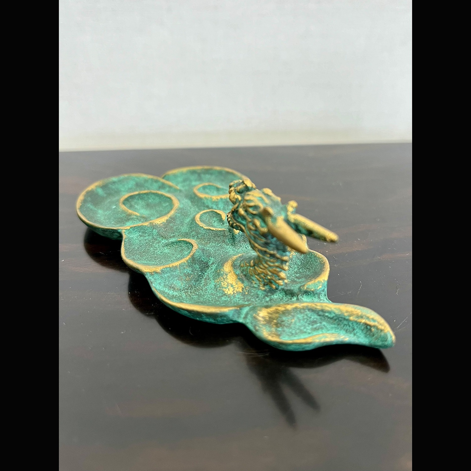 香立 雲龍 UNRYUU 金青銅