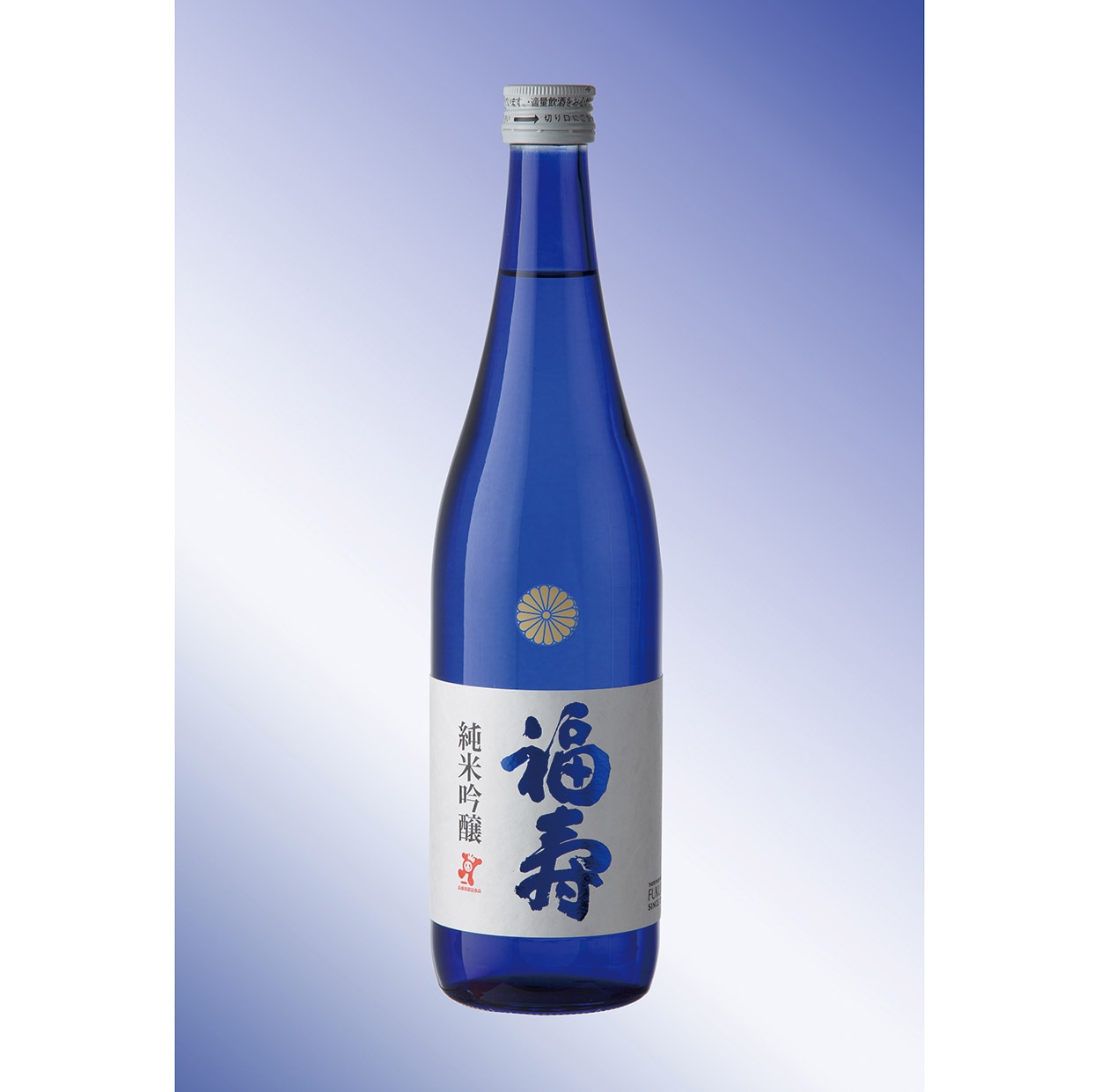 祝箱 特製桐箱入 錫100%ぐい呑み4個と福寿 純米吟醸