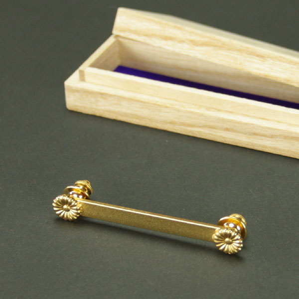 銀 紺綬褒章 略綬 佩用金具 NO718 勲章・褒章取付金具/佩用金具（はいようかなぐ） 勲章・褒章用