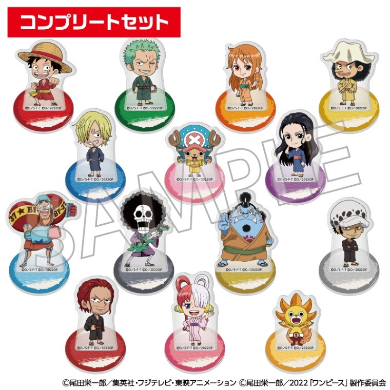 10月中旬頃発送 One Piece Film Red 極楽湯 トレーディングミニキャラアクリルスタンド Box