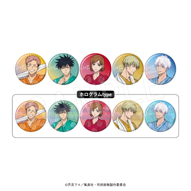 即決 呪術廻戦 高専2年生&特級Wトリオ 缶バッジ&アクリルキャラ 