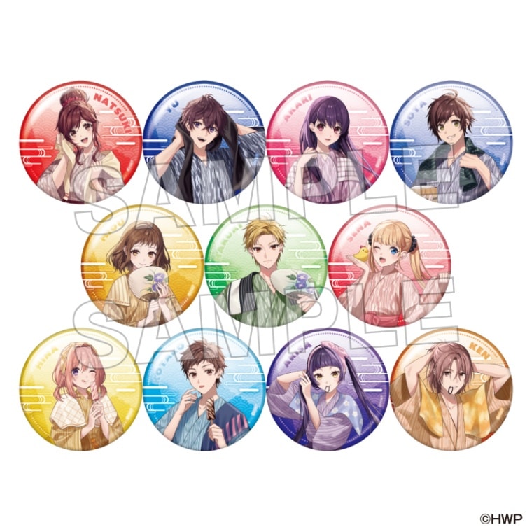 ハニーワークス 缶バッジ　8個セット ハニーワークス 缶バッジ 8個セット HoneyWorks オフィシャル