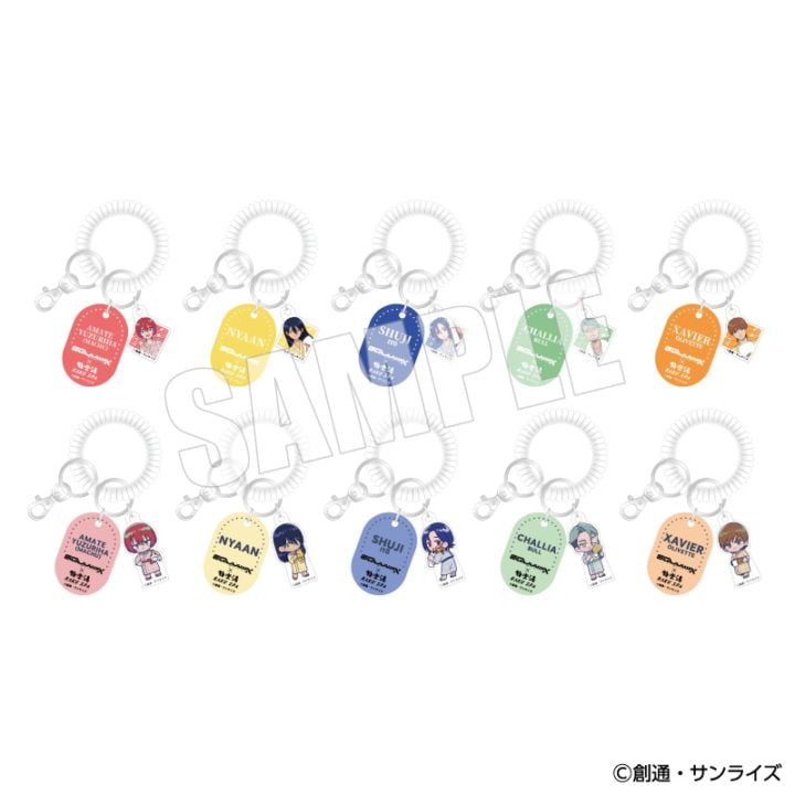 機動戦士ガンダムジークアクス ロッカー風キーホルダー エグザベ