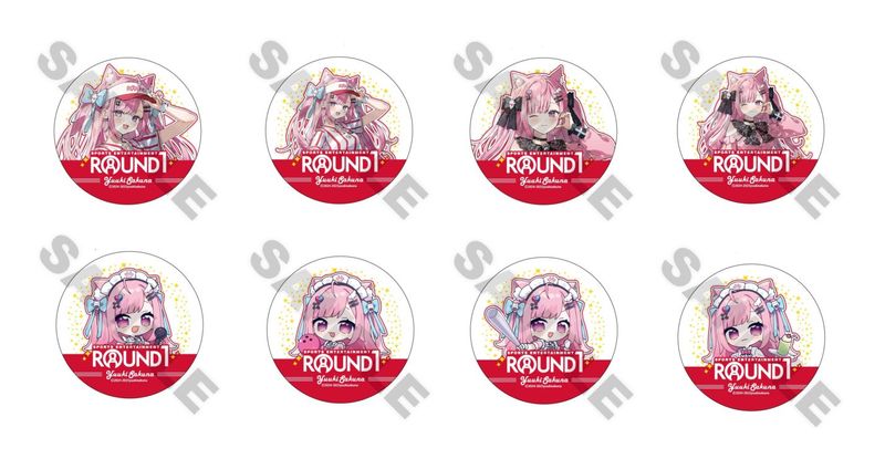 1月下旬頃以降発送」結城さくな×ラウンドワン グリッター缶