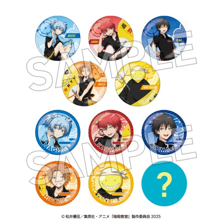 4月上旬頃以降発送」暗殺教室 トレーディングホログラム缶バッジ